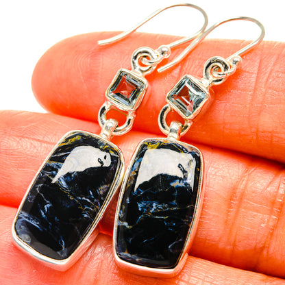 Pietersite Earrings handcrafted by Ana Silver Co - EARR426001