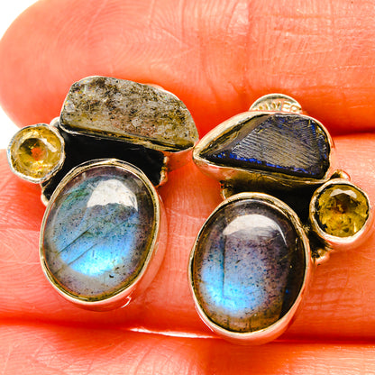 Labradorite Earrings handcrafted by Ana Silver Co - EARR426016