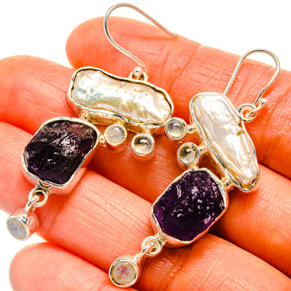 Mother Of Pearl Earrings handcrafted by Ana Silver Co - EARR426028