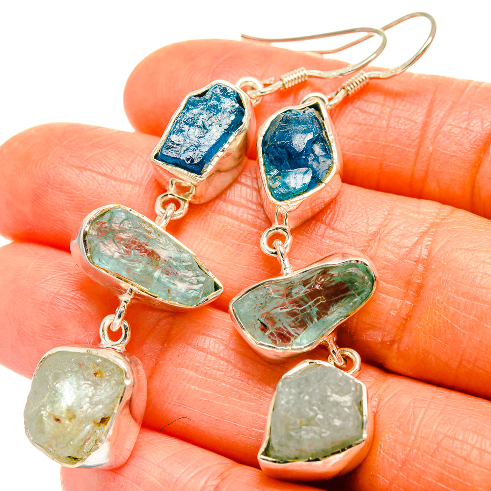 Aquamarine Earrings handcrafted by Ana Silver Co - EARR426029