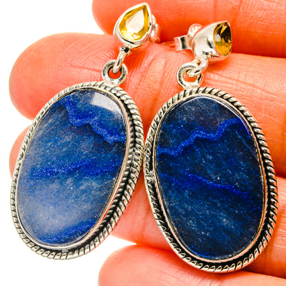 Sodalite Earrings handcrafted by Ana Silver Co - EARR426032