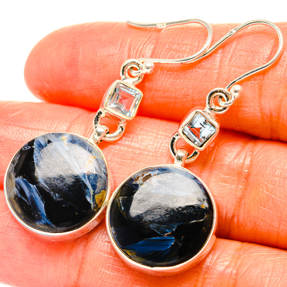 Pietersite Earrings handcrafted by Ana Silver Co - EARR426040