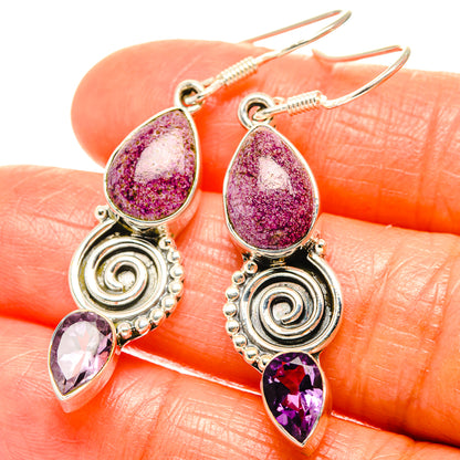 Stichtite Earrings handcrafted by Ana Silver Co - EARR426045