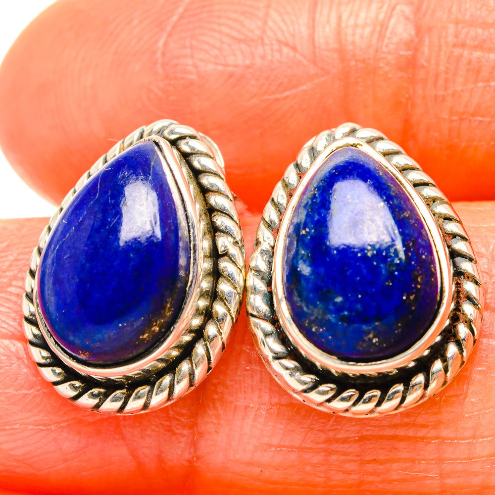 Lapis Lazuli Earrings handcrafted by Ana Silver Co - EARR426047