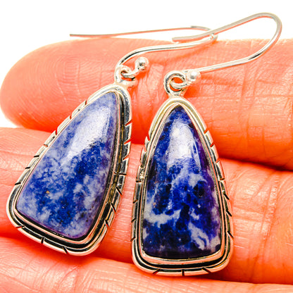 Sodalite Earrings handcrafted by Ana Silver Co - EARR426060