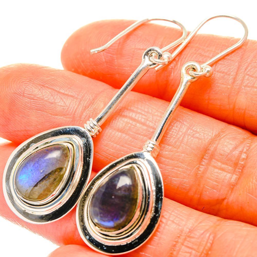 Labradorite Earrings handcrafted by Ana Silver Co - EARR426084