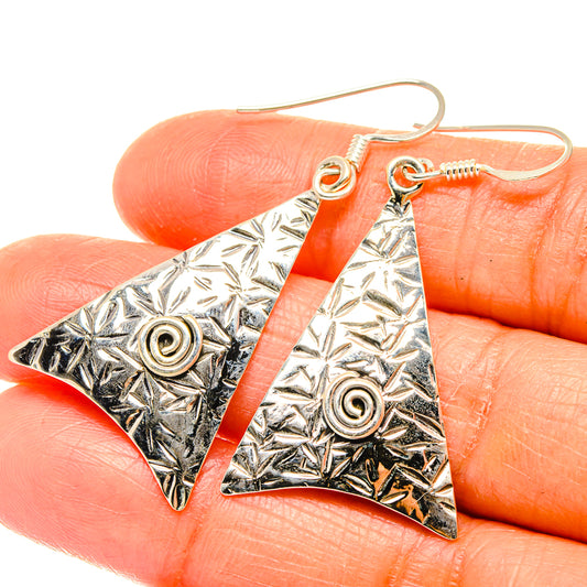Engraved Earrings handcrafted by Ana Silver Co - EARR426098