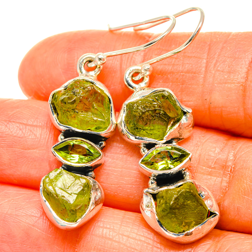 Peridot Earrings handcrafted by Ana Silver Co - EARR426104