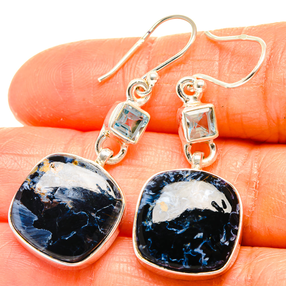 Pietersite Earrings handcrafted by Ana Silver Co - EARR426108
