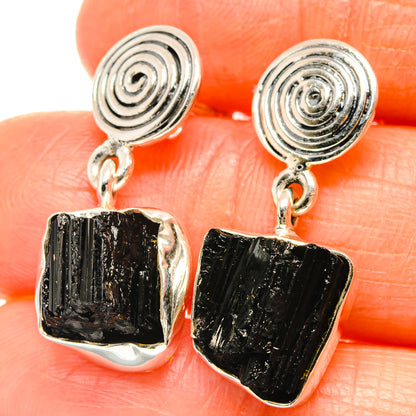 Tektite Earrings handcrafted by Ana Silver Co - EARR426110
