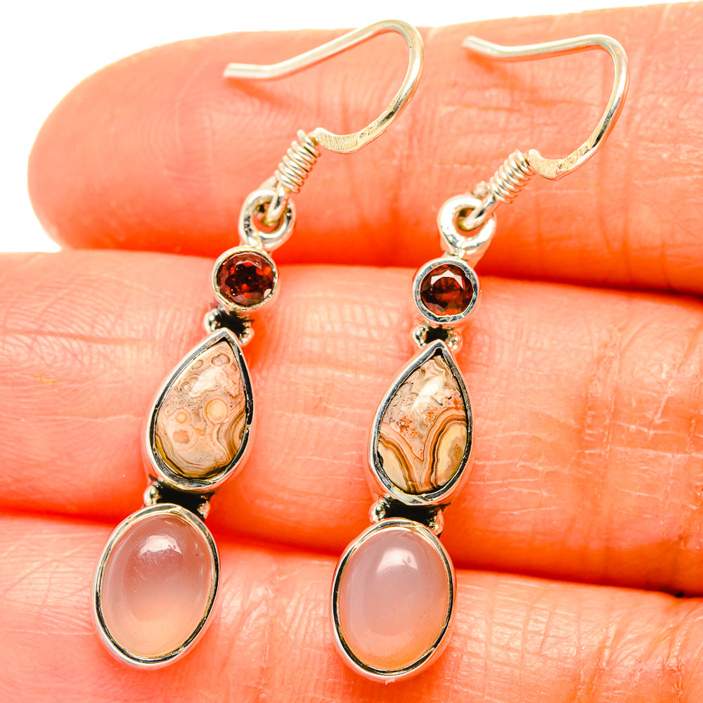Ethiopian Opal Earrings handcrafted by Ana Silver Co - EARR426111