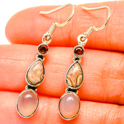 Ethiopian Opal Earrings handcrafted by Ana Silver Co - EARR426111