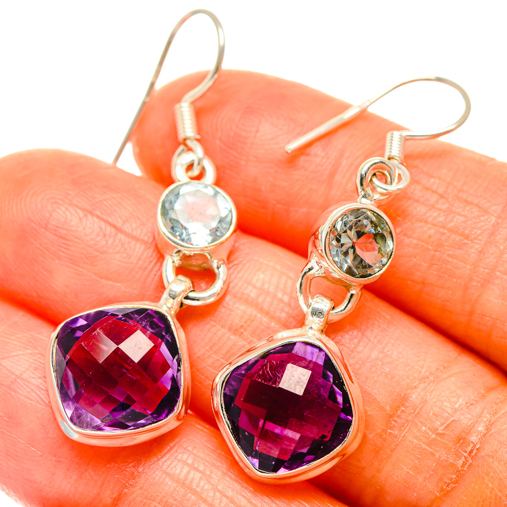 Amethyst Earrings handcrafted by Ana Silver Co - EARR426114