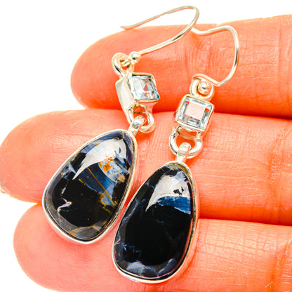 Pietersite Earrings handcrafted by Ana Silver Co - EARR426124