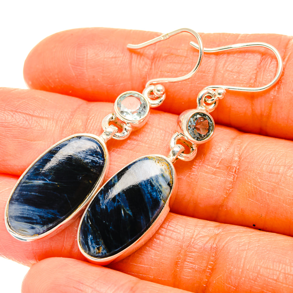 Pietersite Earrings handcrafted by Ana Silver Co - EARR426127