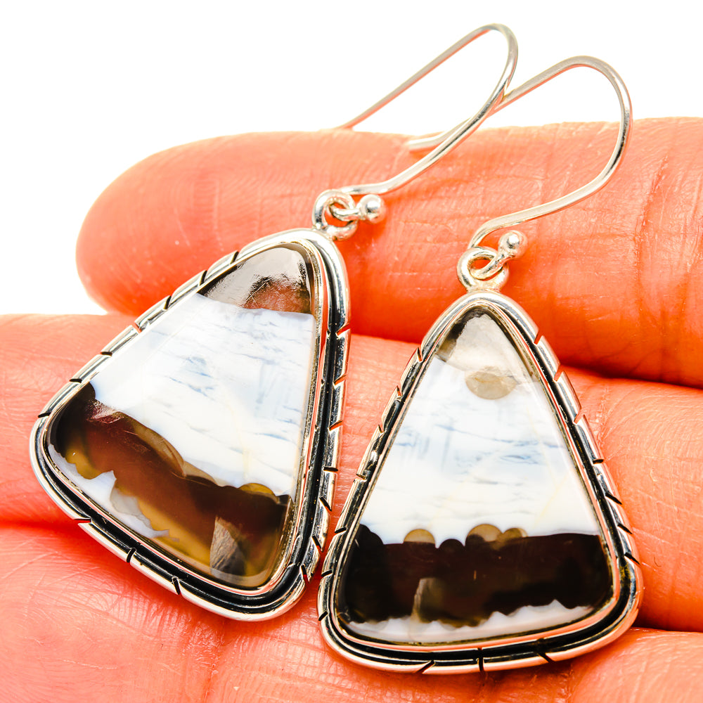 Owyhee Opal Earrings handcrafted by Ana Silver Co - EARR426129