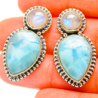 Larimar Earrings handcrafted by Ana Silver Co - EARR426130