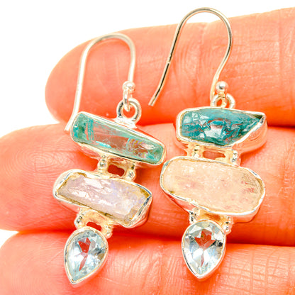 Rainbow Moonstone Earrings handcrafted by Ana Silver Co - EARR426134