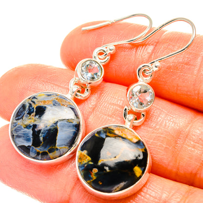 Pietersite Earrings handcrafted by Ana Silver Co - EARR426138