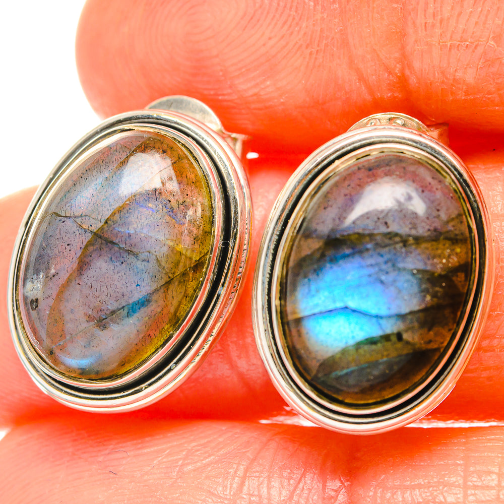Labradorite Earrings handcrafted by Ana Silver Co - EARR426139