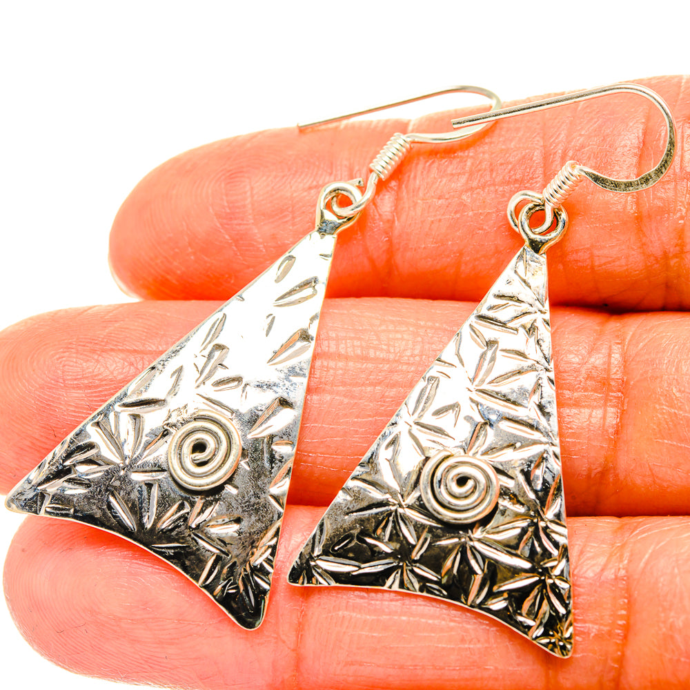 Engraved Earrings handcrafted by Ana Silver Co - EARR426159