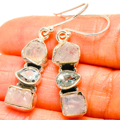 Rainbow Moonstone Earrings handcrafted by Ana Silver Co - EARR426174