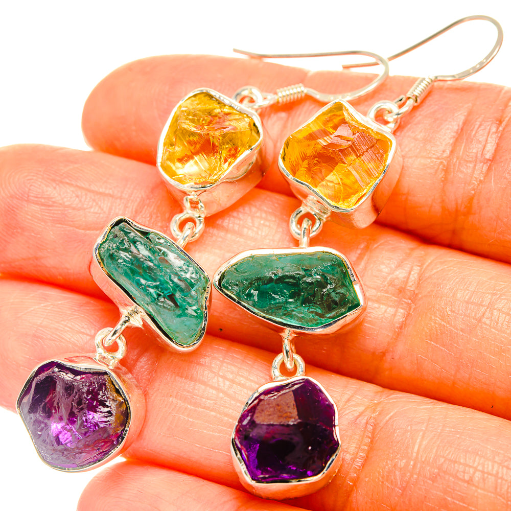 Citrine Earrings handcrafted by Ana Silver Co - EARR426179