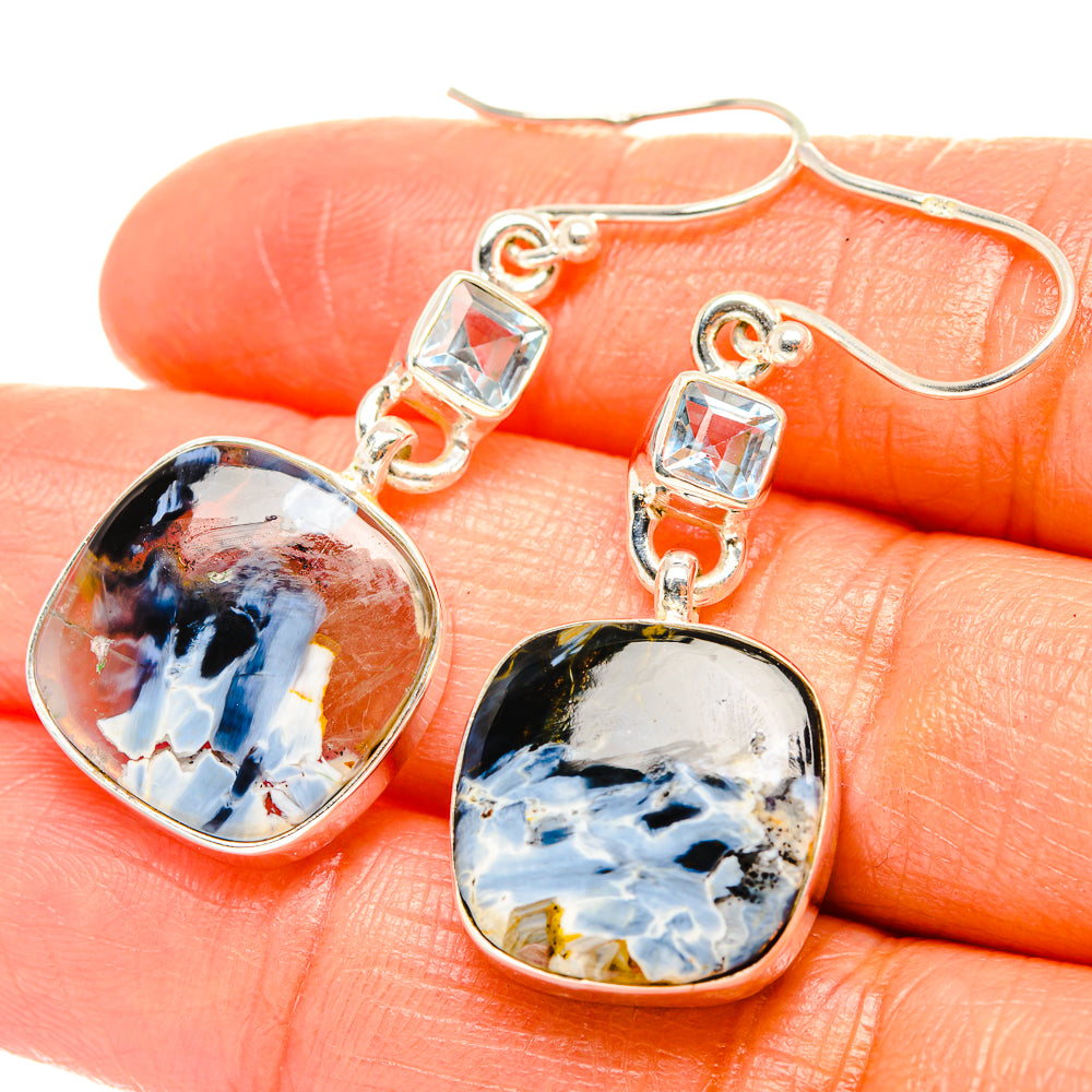 Pietersite Earrings handcrafted by Ana Silver Co - EARR426189