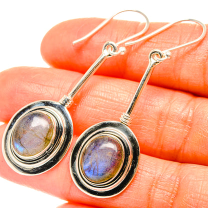 Labradorite Earrings handcrafted by Ana Silver Co - EARR426198