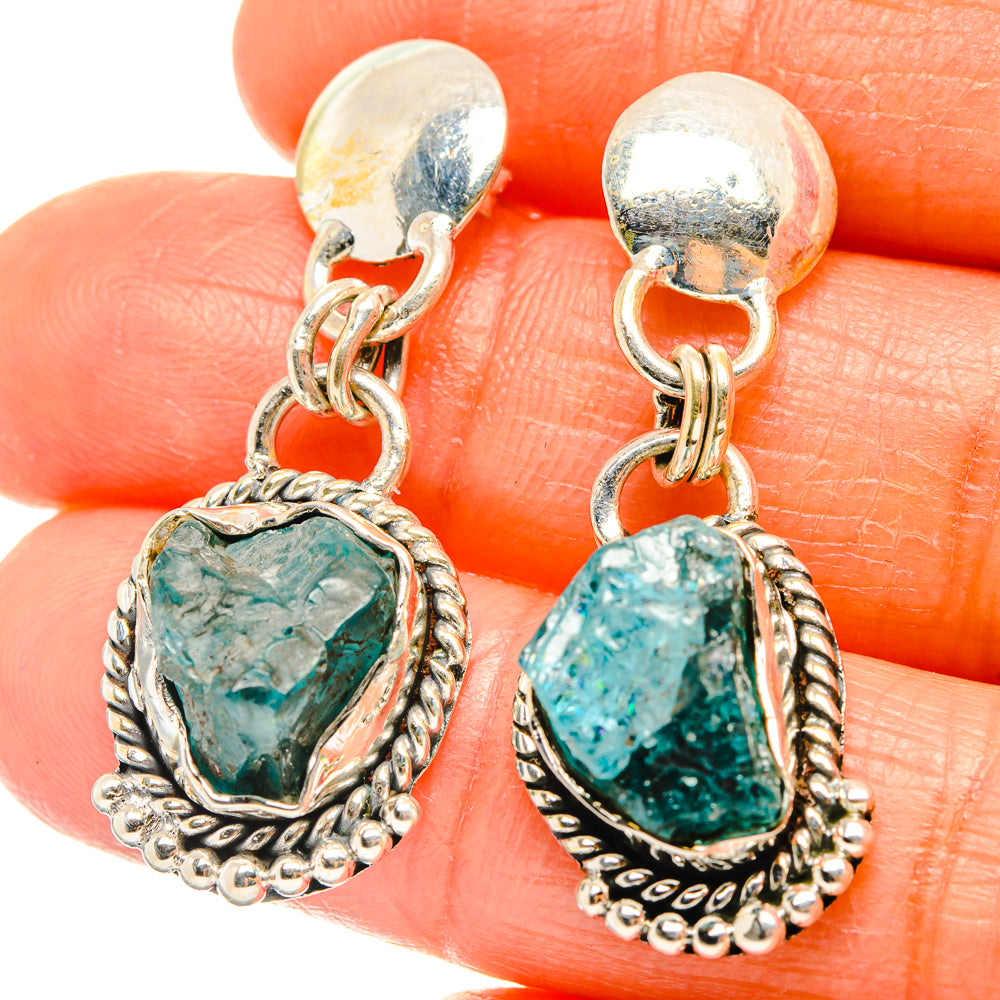 Apatite Earrings handcrafted by Ana Silver Co - EARR426211