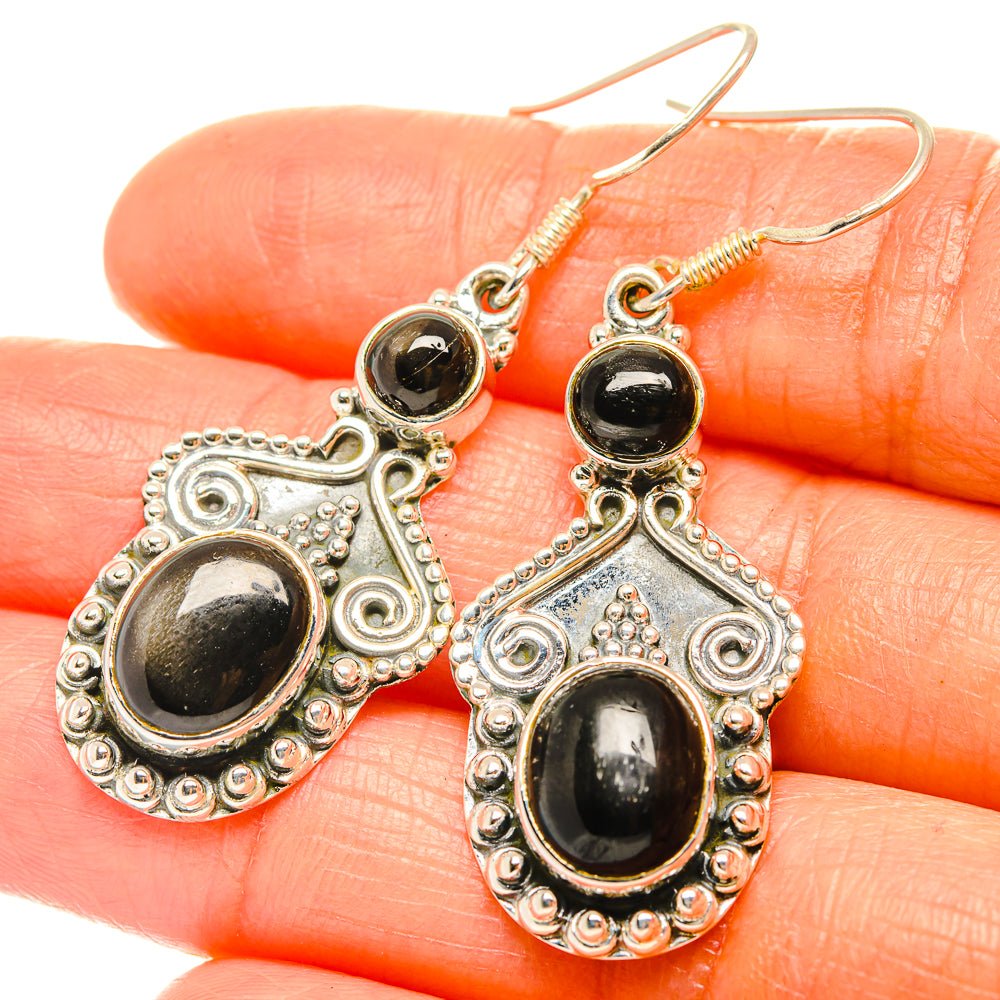 Star Diopside Earrings handcrafted by Ana Silver Co - EARR426213