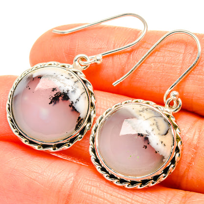 Dendritic Opal Earrings handcrafted by Ana Silver Co - EARR426222