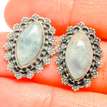 Aquamarine Earrings handcrafted by Ana Silver Co - EARR426244