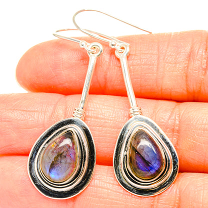 Labradorite Earrings handcrafted by Ana Silver Co - EARR426249