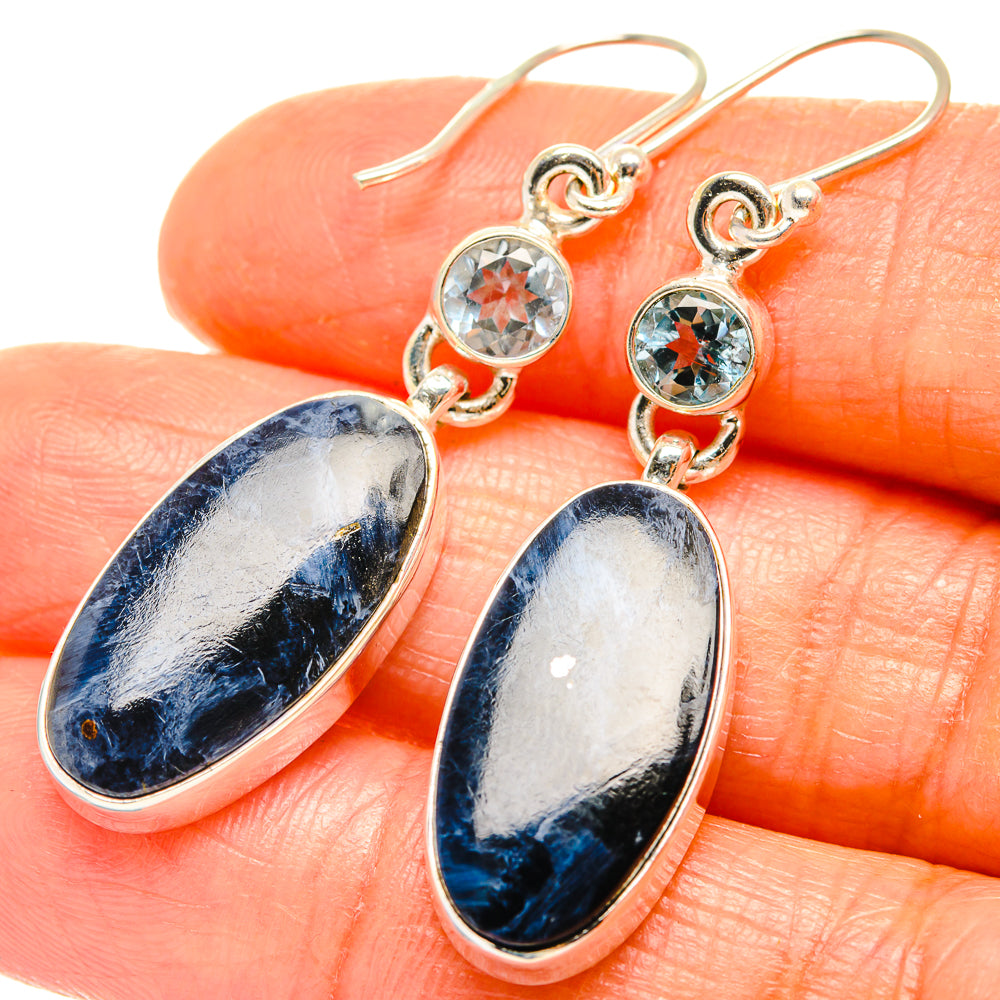 Pietersite Earrings handcrafted by Ana Silver Co - EARR426250