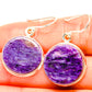 Charoite Earrings handcrafted by Ana Silver Co - EARR426261