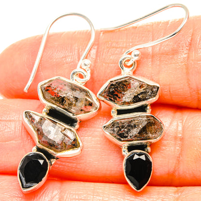 Herkimer Diamond Earrings handcrafted by Ana Silver Co - EARR426264