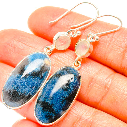 Shattuckite Earrings handcrafted by Ana Silver Co - EARR426276