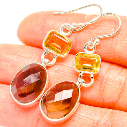 Smoky Quartz Earrings handcrafted by Ana Silver Co - EARR426279