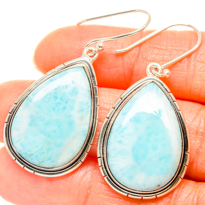 Larimar Earrings handcrafted by Ana Silver Co - EARR426282
