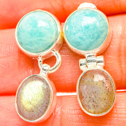 Labradorite Earrings handcrafted by Ana Silver Co - EARR426288