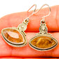 Rutilated Quartz Earrings handcrafted by Ana Silver Co - EARR426308