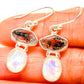 Rainbow Moonstone Earrings handcrafted by Ana Silver Co - EARR426316