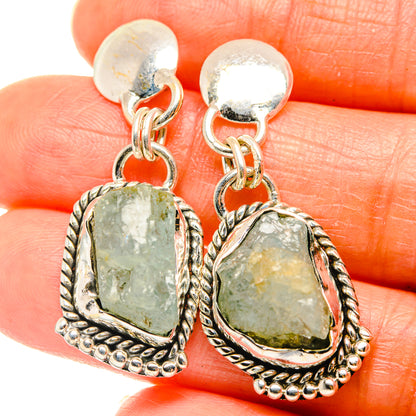 Aquamarine Earrings handcrafted by Ana Silver Co - EARR426317