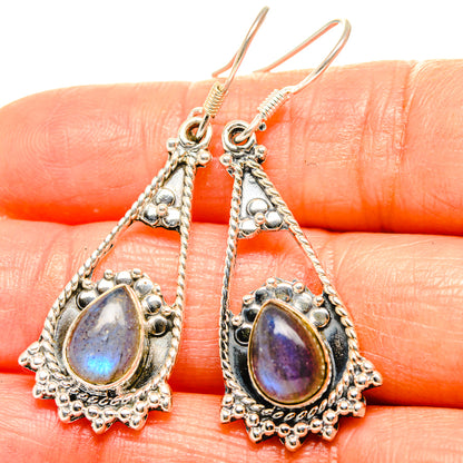 Labradorite Earrings handcrafted by Ana Silver Co - EARR426320