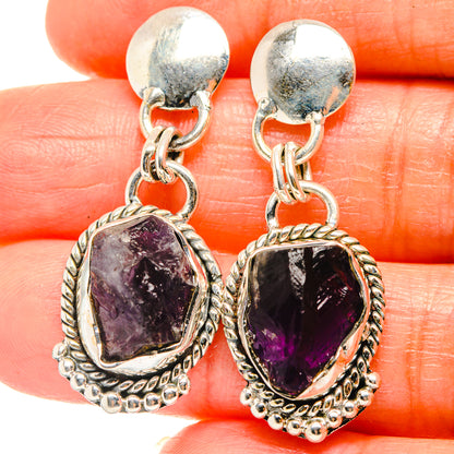 Amethyst Earrings handcrafted by Ana Silver Co - EARR426321