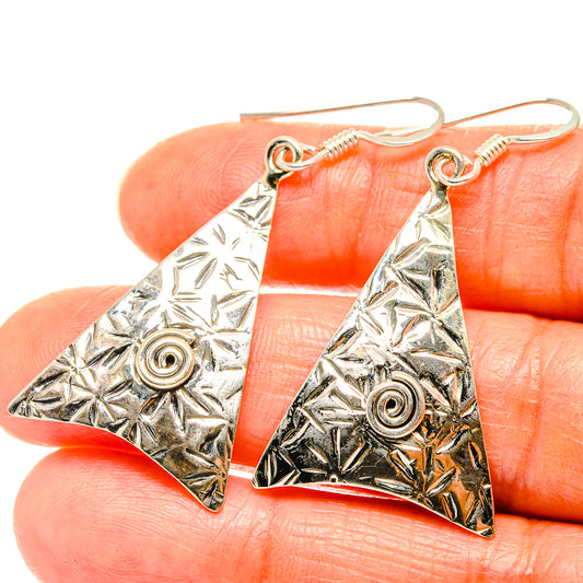 Engraved Earrings handcrafted by Ana Silver Co - EARR426330