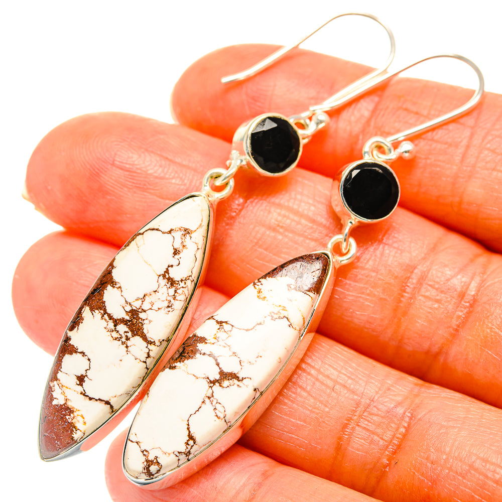 Wild Horse Jasper Earrings handcrafted by Ana Silver Co - EARR426334