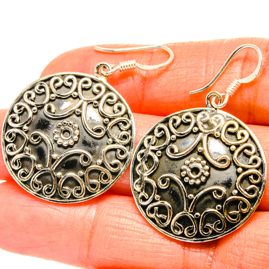 Engraved Earrings handcrafted by Ana Silver Co - EARR426336