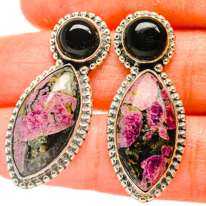 Russian Eudialyte Earrings handcrafted by Ana Silver Co - EARR426347